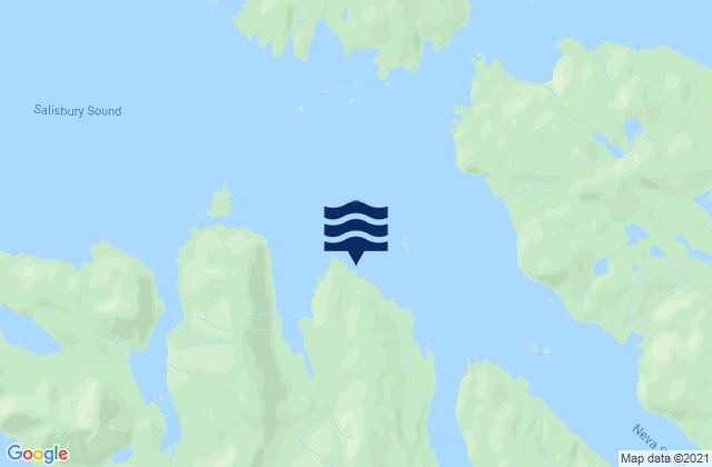 Mapa da tábua de marés em Scraggy Point, United States