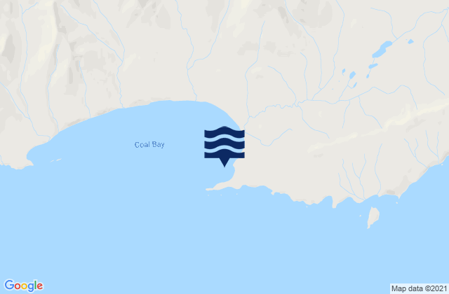 Mapa da tábua de marés em Seal Cape (Coal Bay), United States