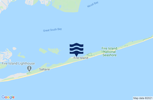 Mapa da tábua de marés em Seaview Ferry Dock, United States