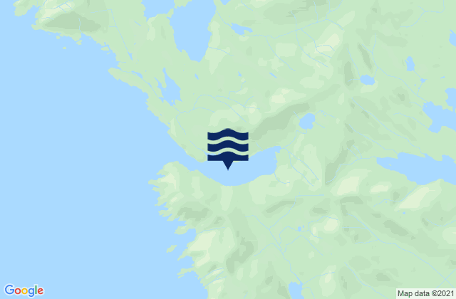 Mapa da tábua de marés em Security Cove, United States