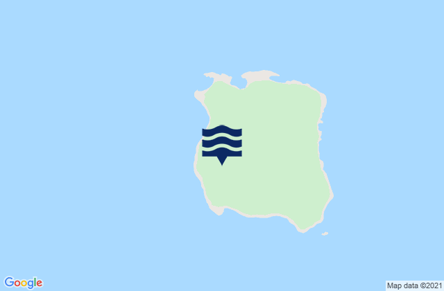 Mapa da tábua de marés em Sentinel (South Andaman), India