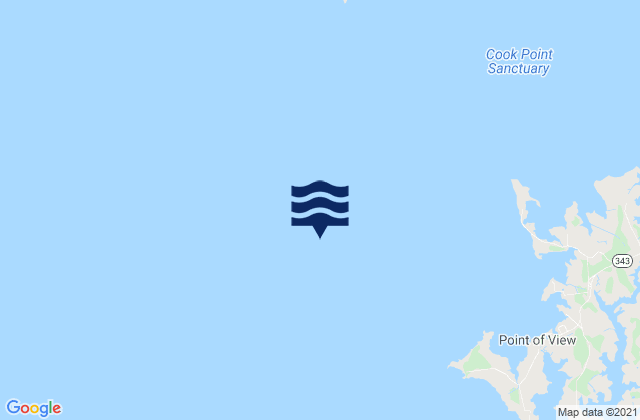 Mapa da tábua de marés em Sharp Island Lt. 2.3 n.mi. SE of, United States