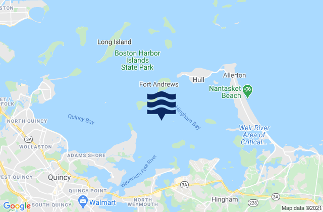 Mapa da tábua de marés em Sheep Island 0.3 n.mi. west of, United States