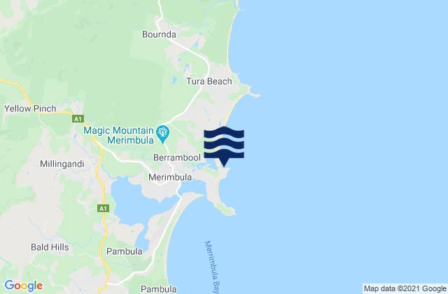 Mapa da tábua de marés em Short Point, Australia