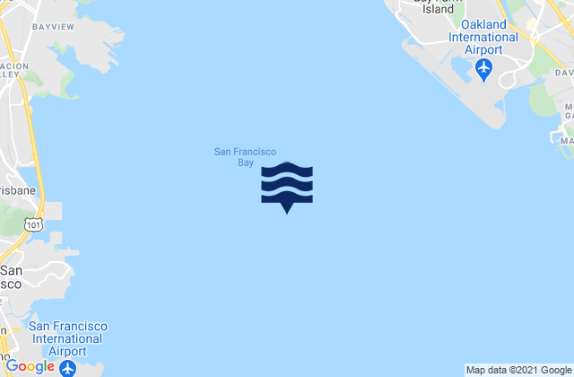 Mapa da tábua de marés em Sierra Point 4.4 miles east of, United States