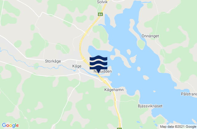 Mapa da tábua de marés em Skellefteå, Sweden