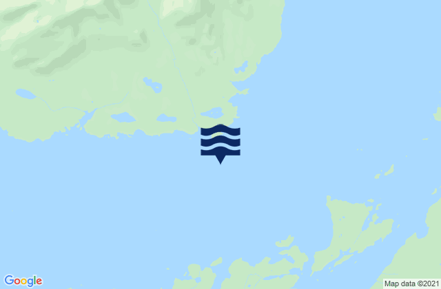 Mapa da tábua de marés em Snipe Island, United States
