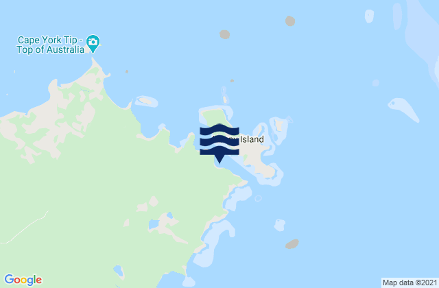 Mapa da tábua de marés em Somerset Bay, Australia