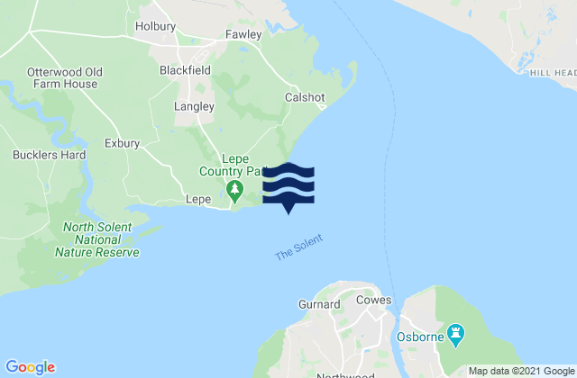Mapa da tábua de marés em Stansore Point, United Kingdom