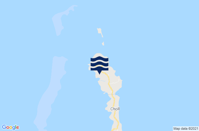 Mapa da tábua de marés em State of Ngarchelong, Palau