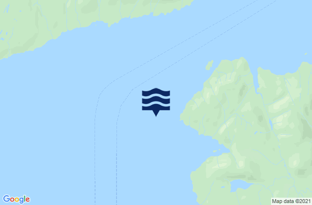 Mapa da tábua de marés em Steamer Point 1 mile west of, United States