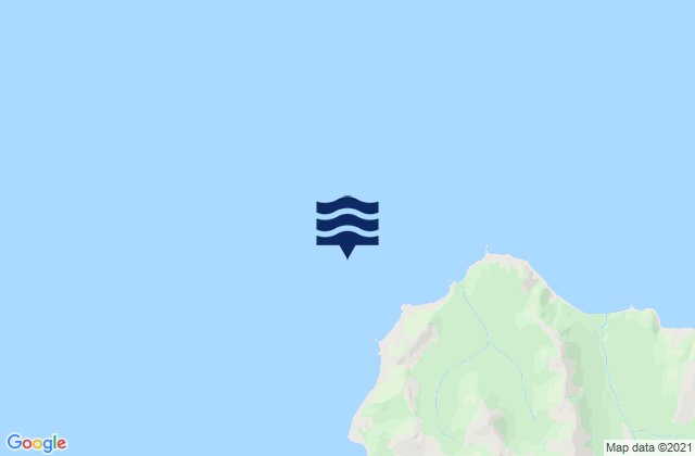 Mapa da tábua de marés em Steep Cape Shelikof Strait, United States