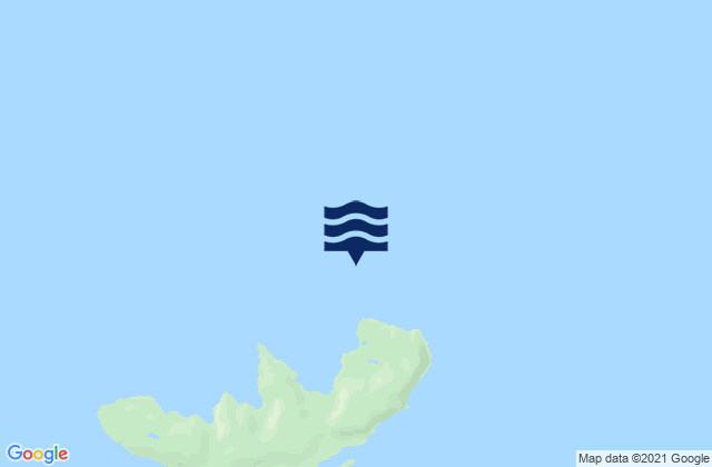 Mapa da tábua de marés em Storey Island north of, United States