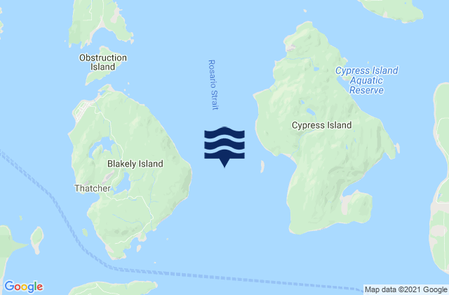 Mapa da tábua de marés em Strawberry Island 0.8 mile west of, United States