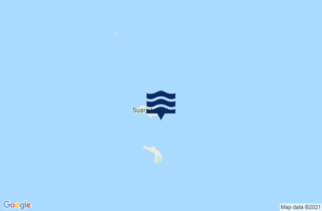 Mapa da tábua de marés em Suarji Island, Australia