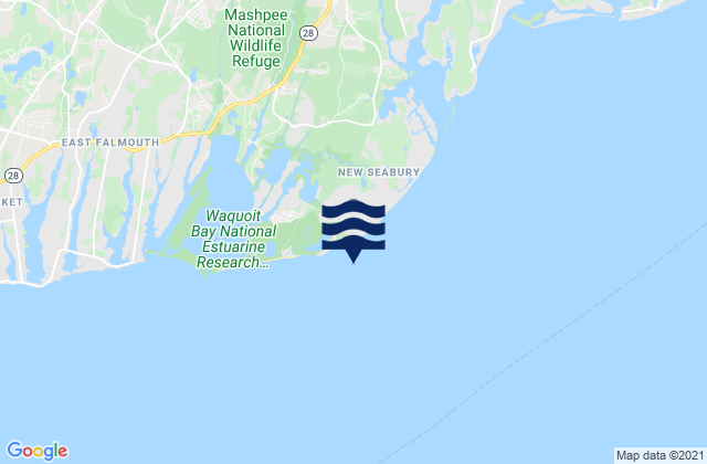 Mapa da tábua de marés em Succonnesset Point, United States