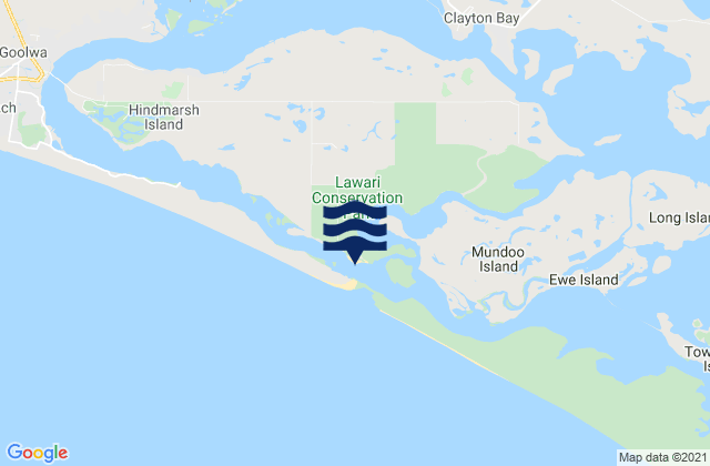Mapa da tábua de marés em Sugars Beach, Australia