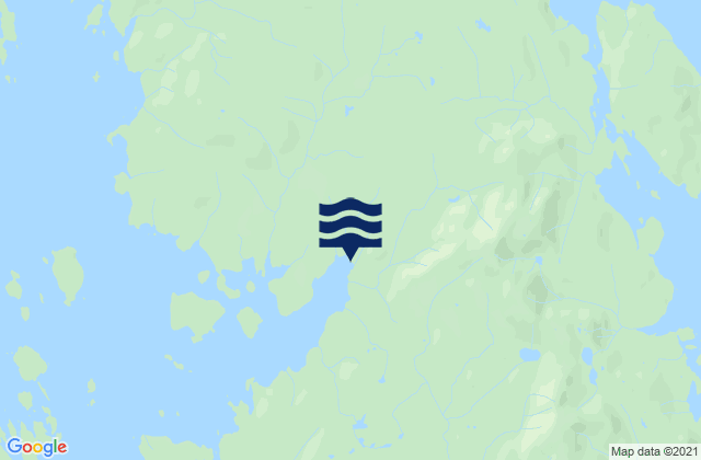 Mapa da tábua de marés em Sukkwan Island, United States