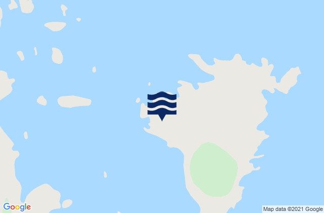 Mapa da tábua de marés em Sum Island, Russia