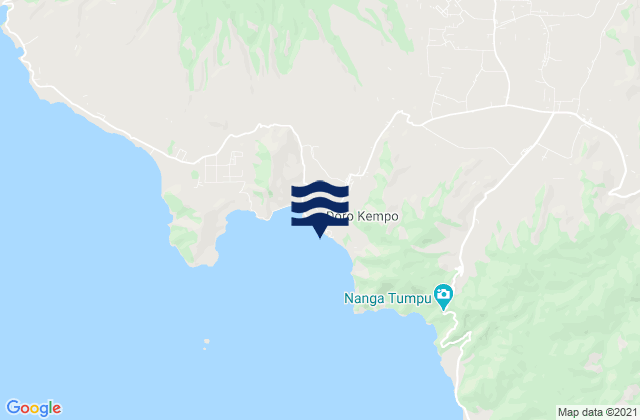 Mapa da tábua de marés em Sumur Lima, Indonesia