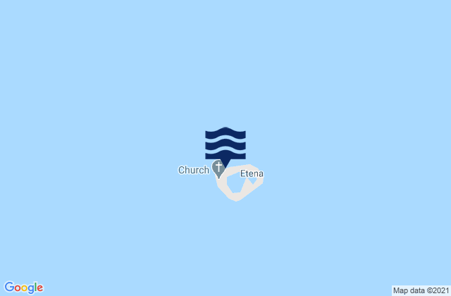Mapa da tábua de marés em Swains Island, American Samoa