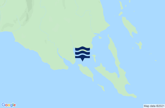 Mapa da tábua de marés em Swanson Harbor, United States