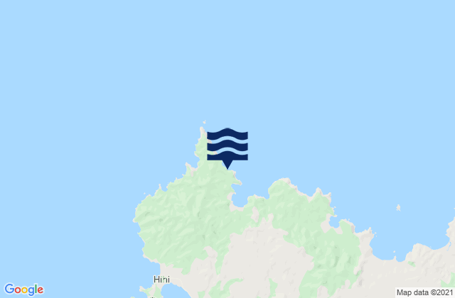 Mapa da tábua de marés em Taemaro Bay, New Zealand