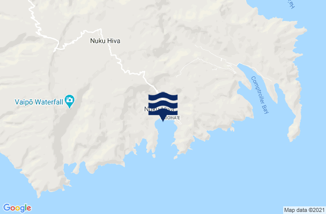 Mapa da tábua de marés em Taihoae Islands, French Polynesia