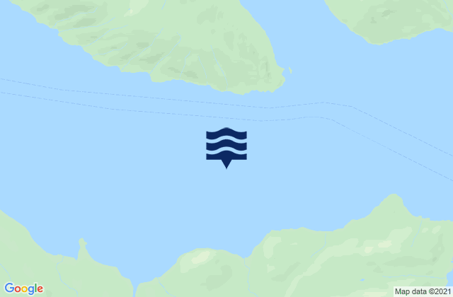 Mapa da tábua de marés em Tantallon Point SW of, United States