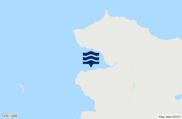 Mapa da tábua de marés em Tapa Bay, Australia
