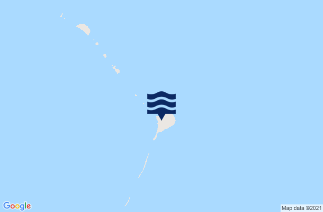 Mapa da tábua de marés em Taroa, Marshall Islands