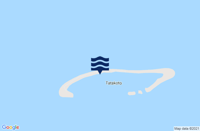 Mapa da tábua de marés em Tatakoto, French Polynesia