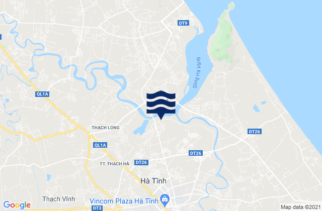 Mapa da tábua de marés em Thành Phố Hà Tĩnh, Vietnam