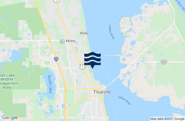Mapa da tábua de marés em Tony, United States