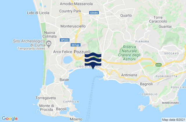 Mapa da tábua de marés em Torretta-Scalzapecora, Italy
