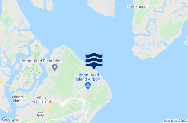 Mapa da tábua de marés em Triton Head, United States
