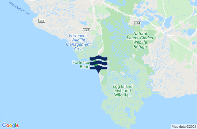 Mapa da tábua de marés em Turkey Point, United States