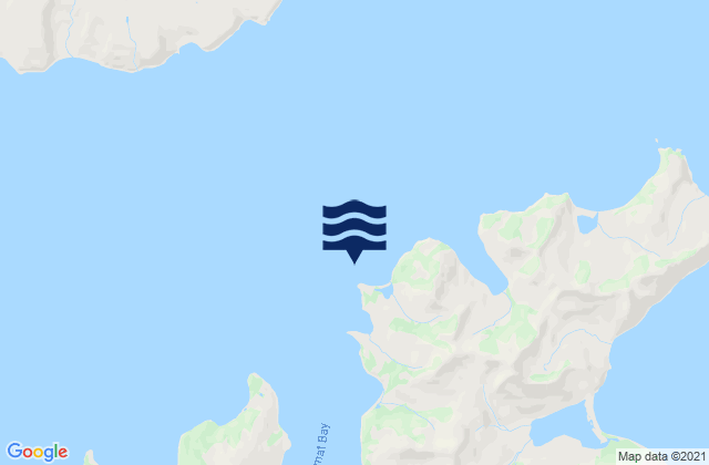 Mapa da tábua de marés em Udamat Bay Sedanka Island, United States