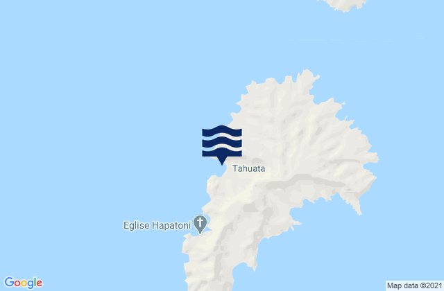 Mapa da tábua de marés em Vai Tahu, French Polynesia