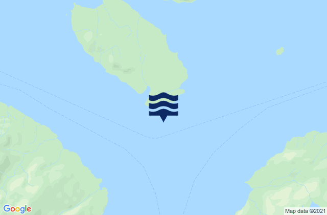 Mapa da tábua de marés em Vank Island off Neal Point, United States