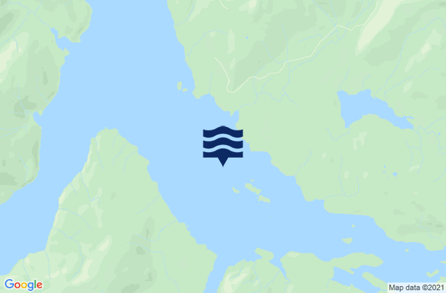 Mapa da tábua de marés em Village Islands, United States