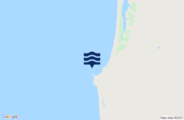 Mapa da tábua de marés em Vrilya Point, Australia