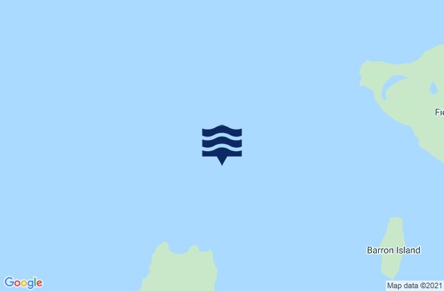 Mapa da tábua de marés em West Alligator Head, Australia