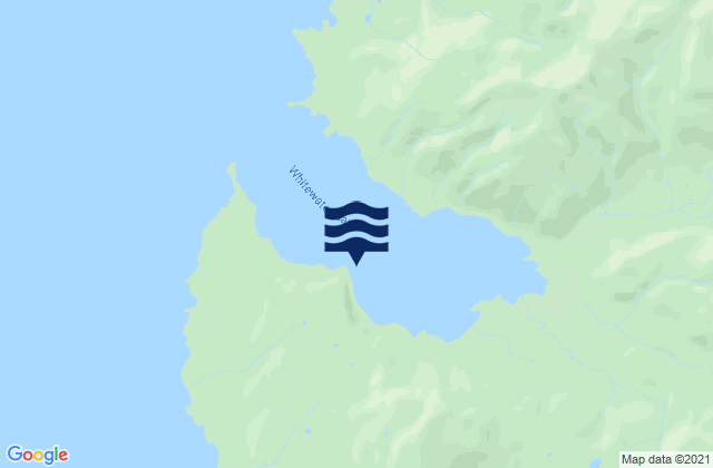Mapa da tábua de marés em Whitewater Bay (Admiralty Island), United States