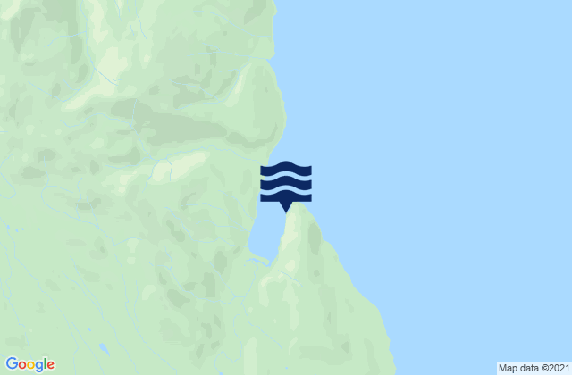 Mapa da tábua de marés em William Henry Bay, United States