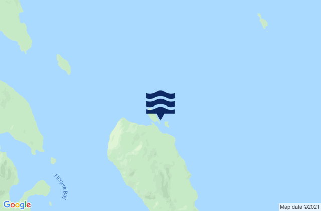 Mapa da tábua de marés em Willoughby Island, United States