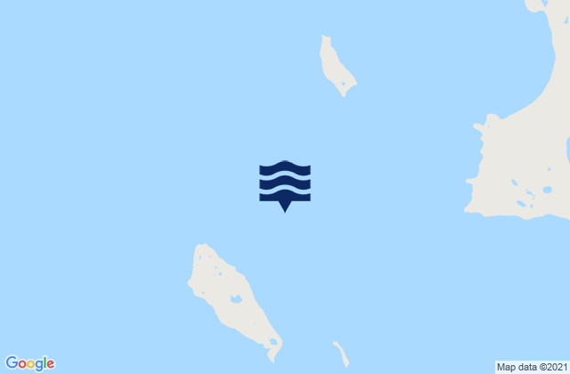 Mapa da tábua de marés em Wilmot and Crampton Bay, Canada