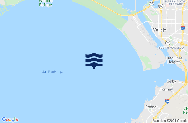 Mapa da tábua de marés em Wilson Point 3.9 mi NNW, United States