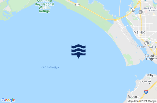 Mapa da tábua de marés em Wilson Point 3.90 nmi. NNW of, United States