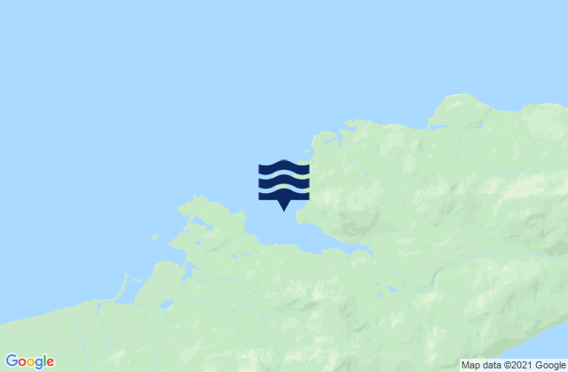 Mapa da tábua de marés em Windy Bay (Hawkins Island), United States